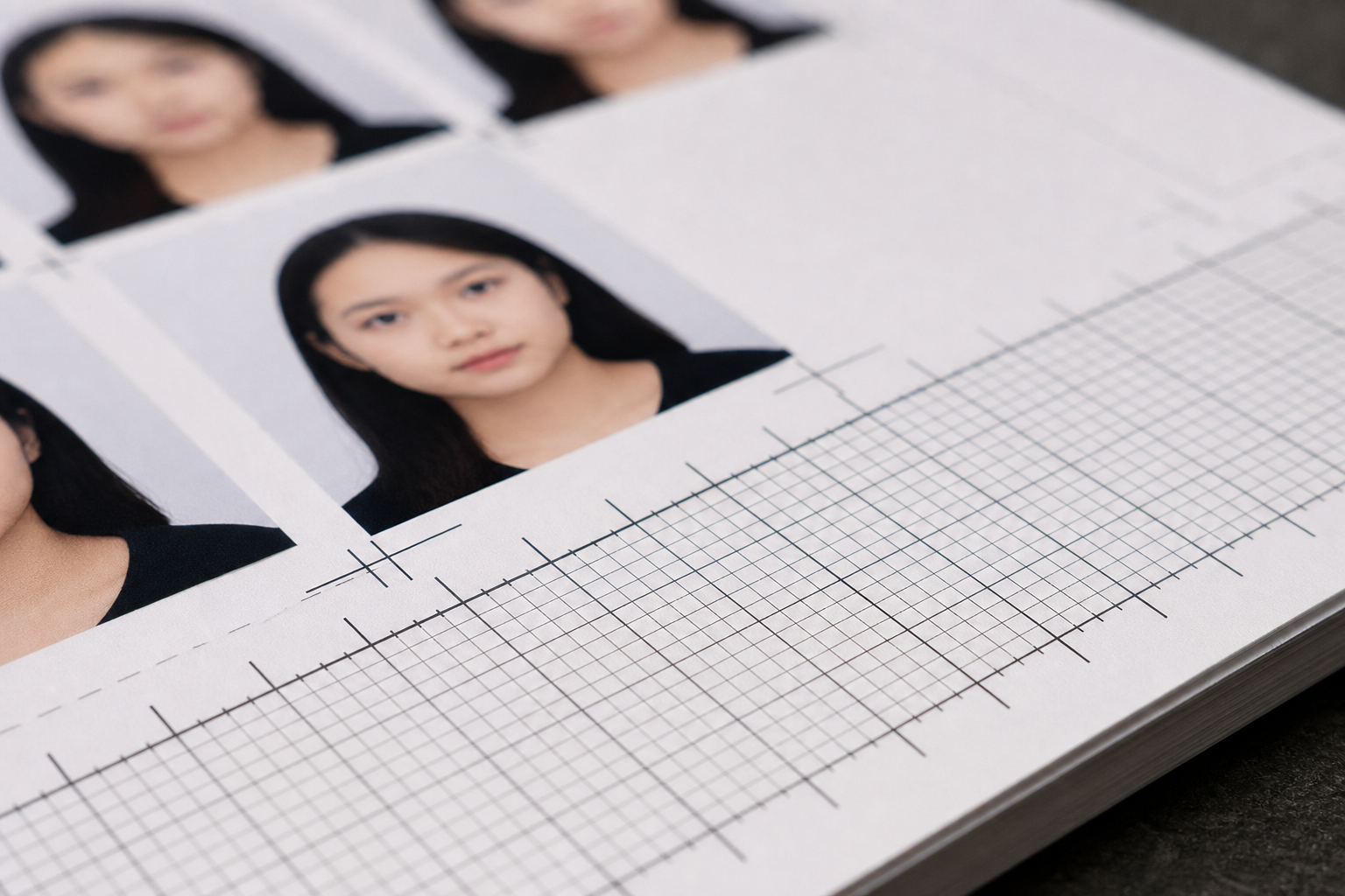 Smart grid auto align for print layouts